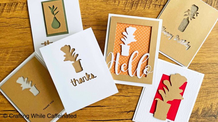 Easy Silhouette Cards